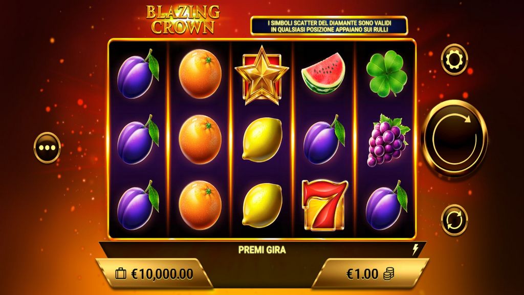 Blazing Crown Deluxe Prova e Slot Blazing Crown Deluxe Prova e Slot